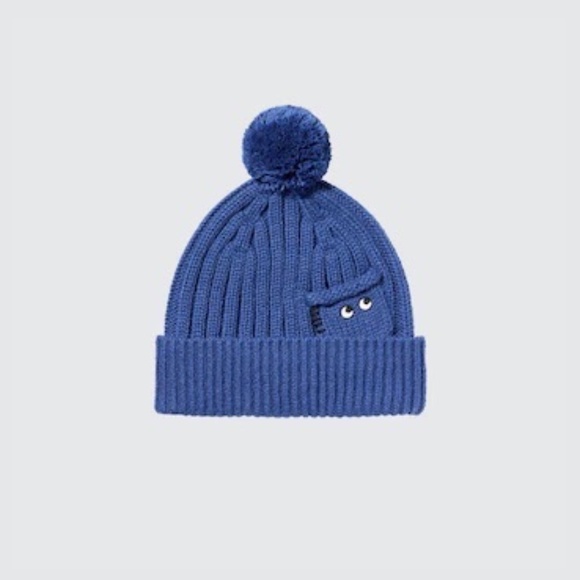 Anya Hindmarch Accessories - BNWT RARE UNIQLO x ANYA HINDMARCH HEATTECH Beanie hat Unisex blue